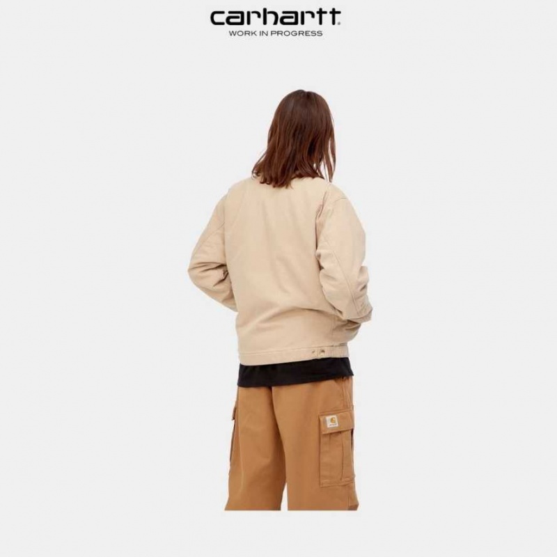 Carhartt Wip OG Detroit Jacket (Winter) Dusty Hamilton Brown (aged canvas) | IN0000087