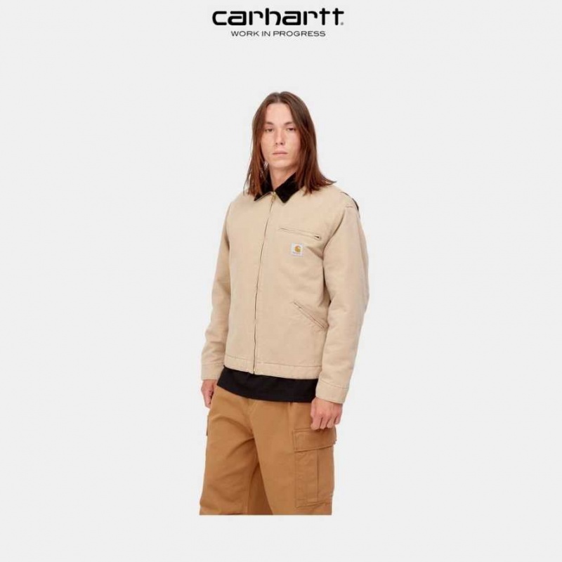 Carhartt Wip OG Detroit Jacket (Winter) Dusty Hamilton Brown (aged canvas) | IN0000087